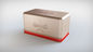 FDA BV a gravé la boîte en refief rectangulaire de bidon de cigarette avec le logo adapté aux besoins du client fournisseur